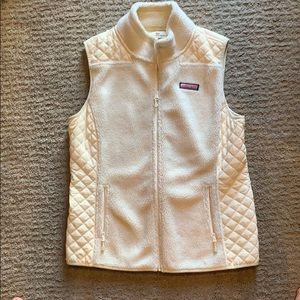 Vineyard Vines fuzzy vest